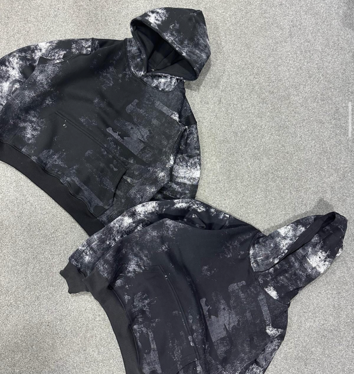 Zip-Up Washed Hoodie