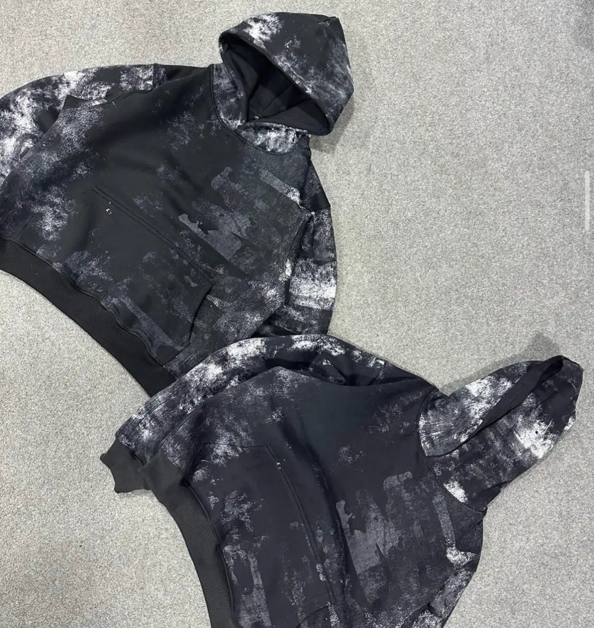 Zip-Up Washed Hoodie